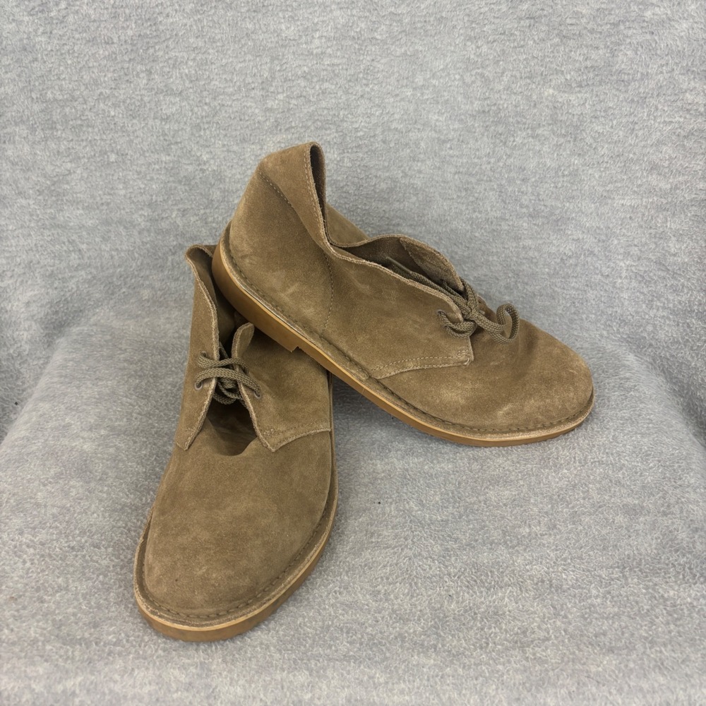 Clarks Desert Boots Mens 10 Tan Suede Chukka Collection Ortholite Comfort